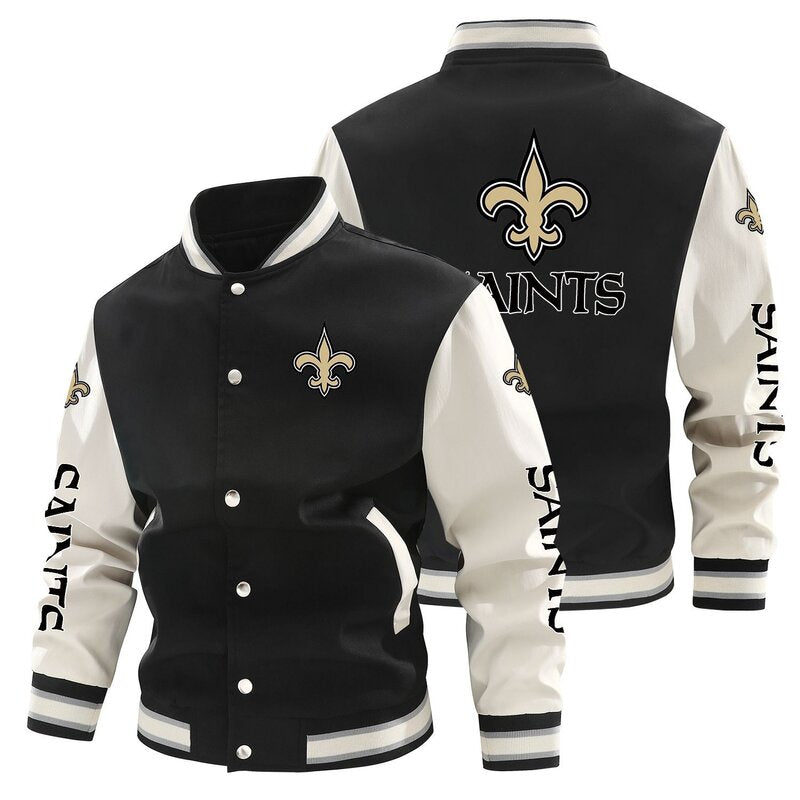 NFL New Orleans Saints Baseball Jacket