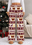 Womens Washington Commanders Christmas Wide Leg Pants