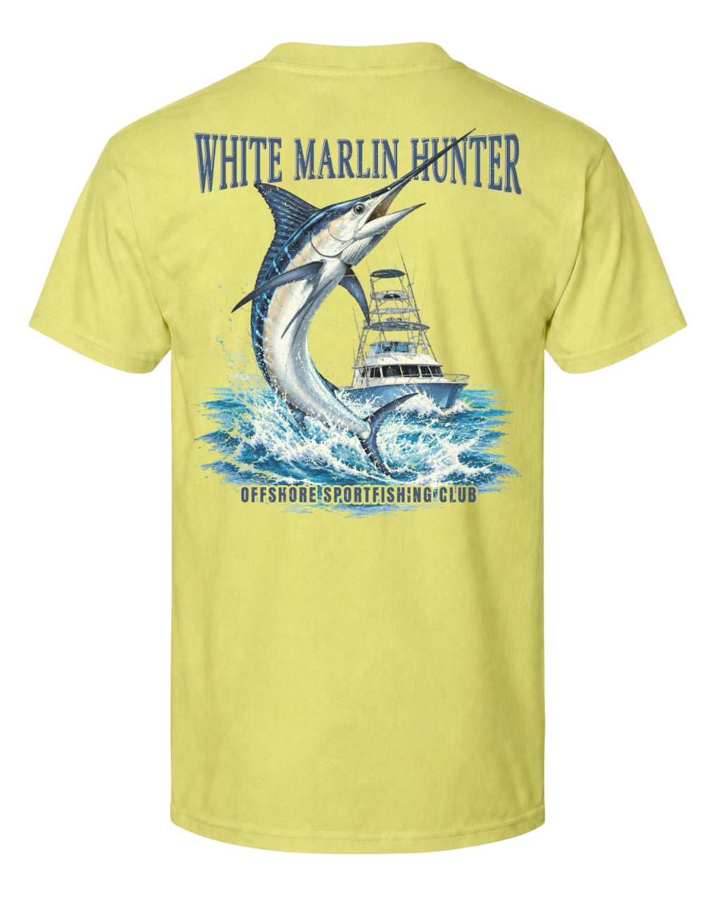 White Marlin Hunter T-shirt