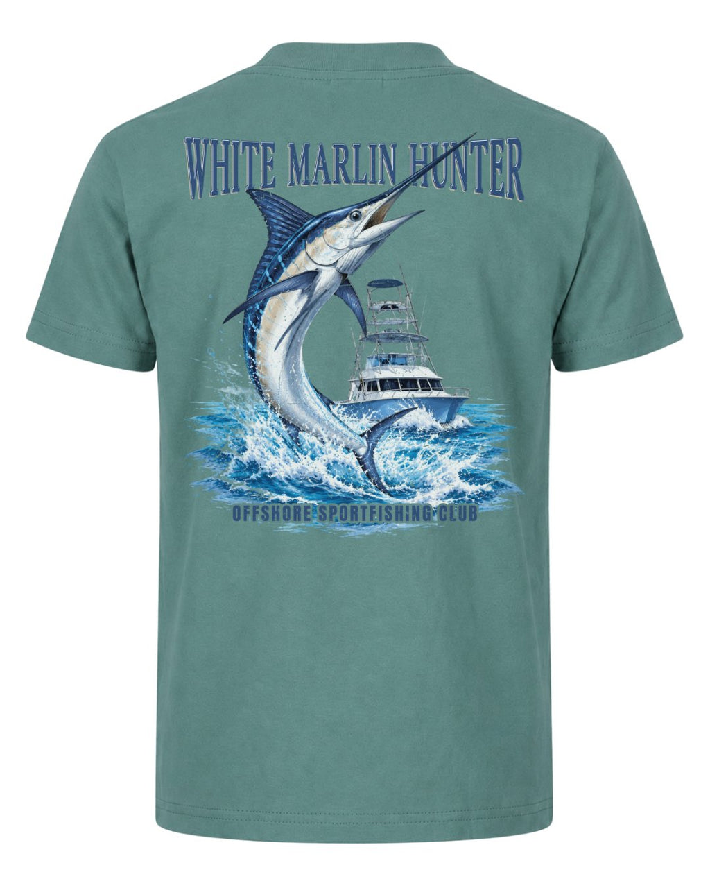 White Marlin Hunter T-shirt