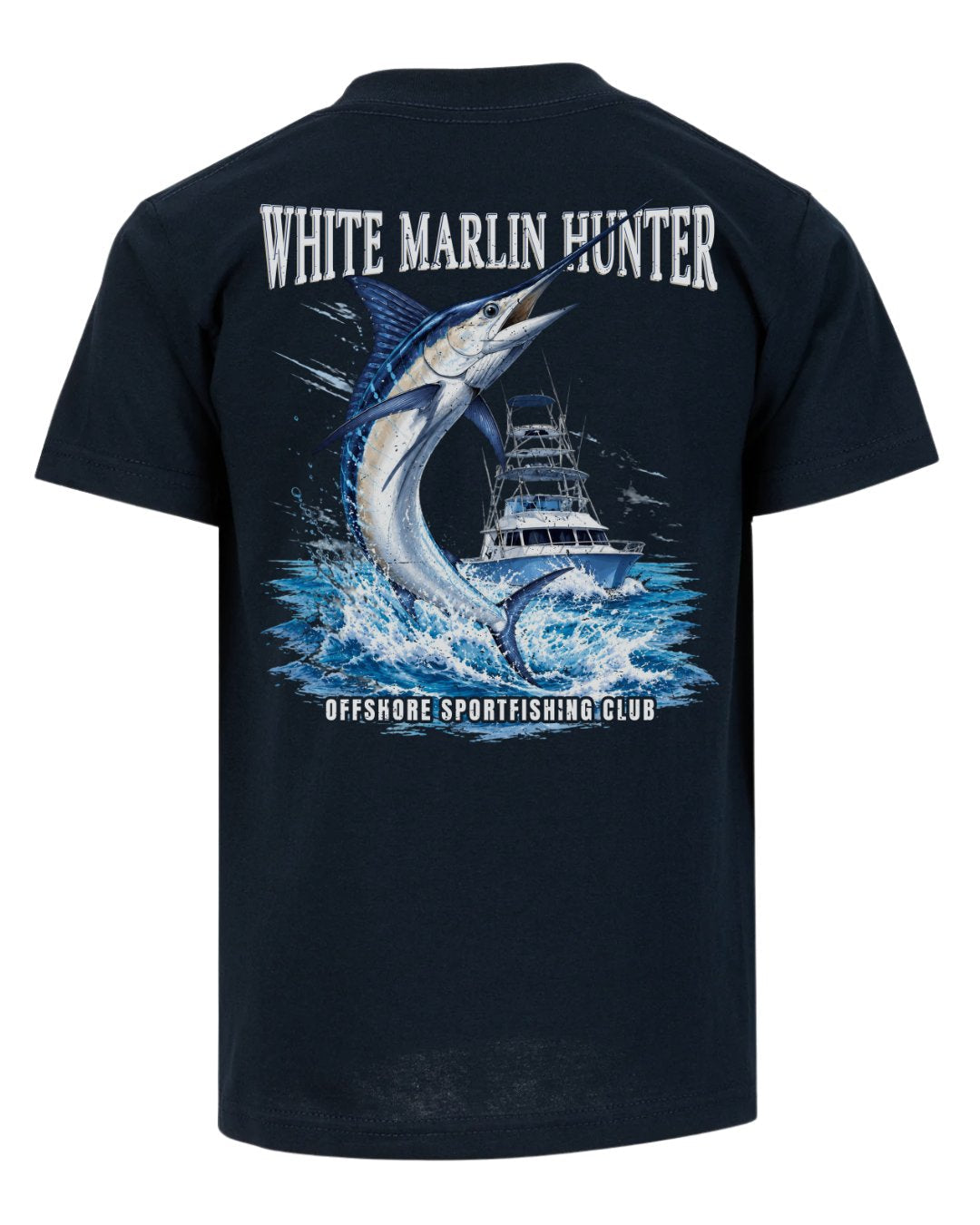 White Marlin Hunter T-shirt
