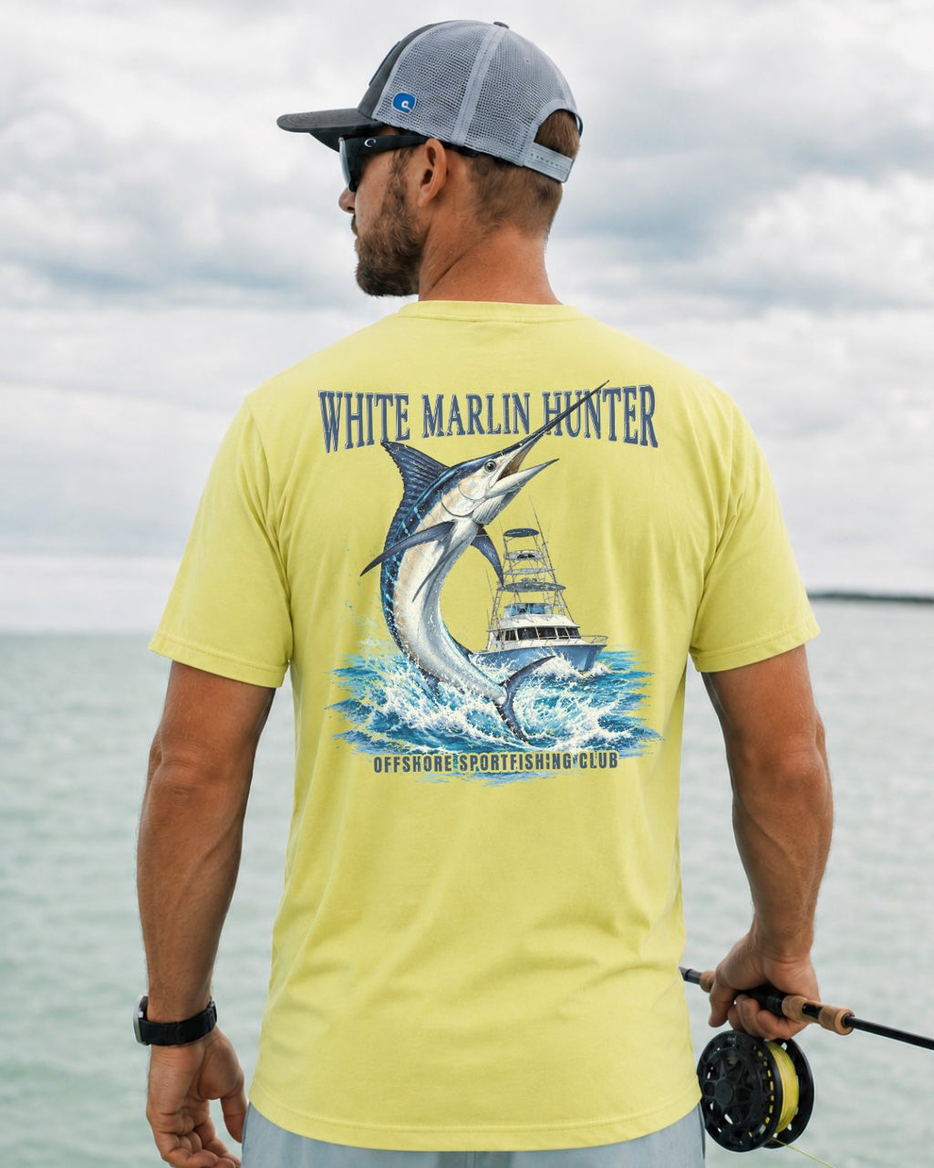 White Marlin Hunter T-shirt