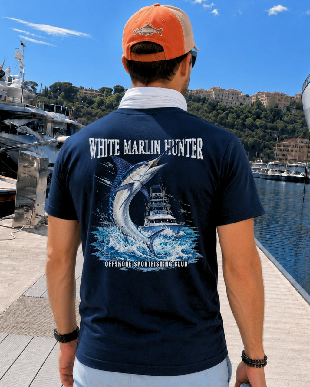 White Marlin Hunter T-shirt