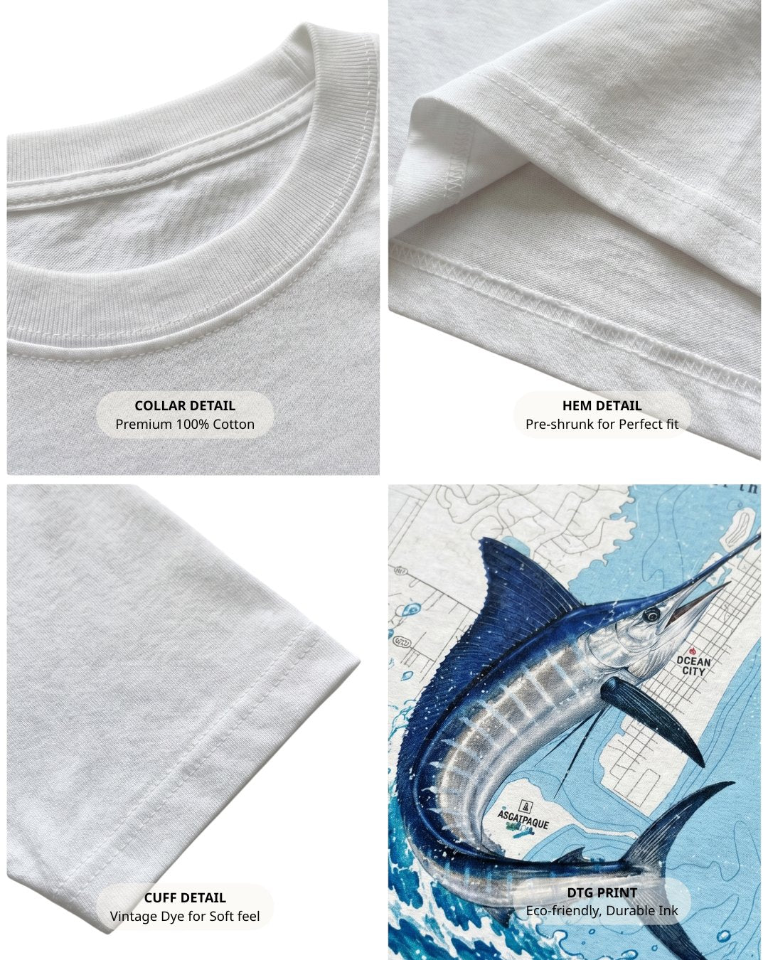 White Marlin Tournament T-shirt Secondary image