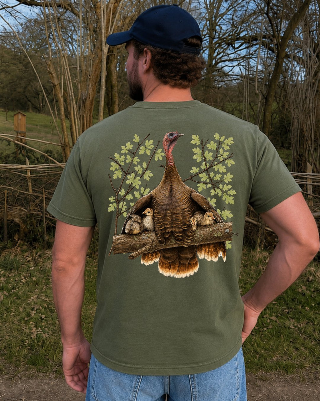 Wild Turkey Family Oak Branch T-shirt
