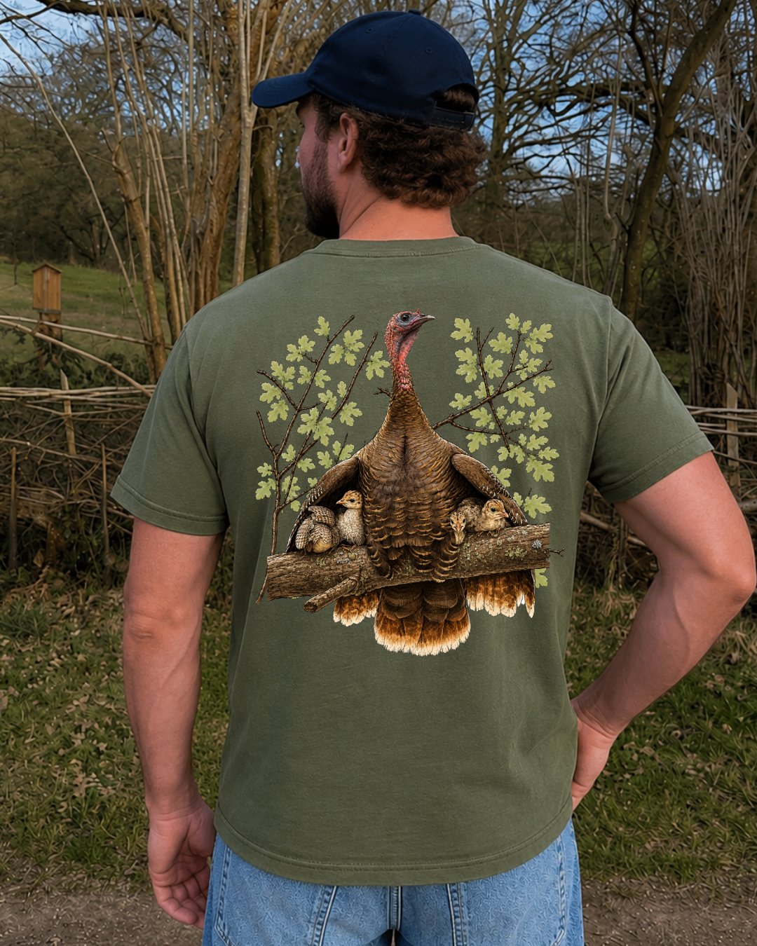 Wild Turkey Family Oak Branch T-shirt