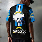 San Diego Los Angeles Chargers Helmet Graphic Jersey Shirts