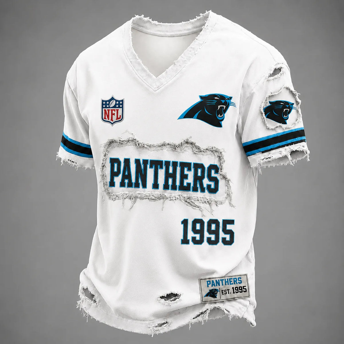 CAR x NFL LUXURY V-Neck T-Shirt 3005 DatND DVT