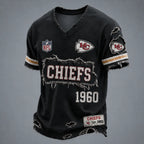 KC x NFL LUXURY V-Neck T-Shirt 3005 DatND DVT