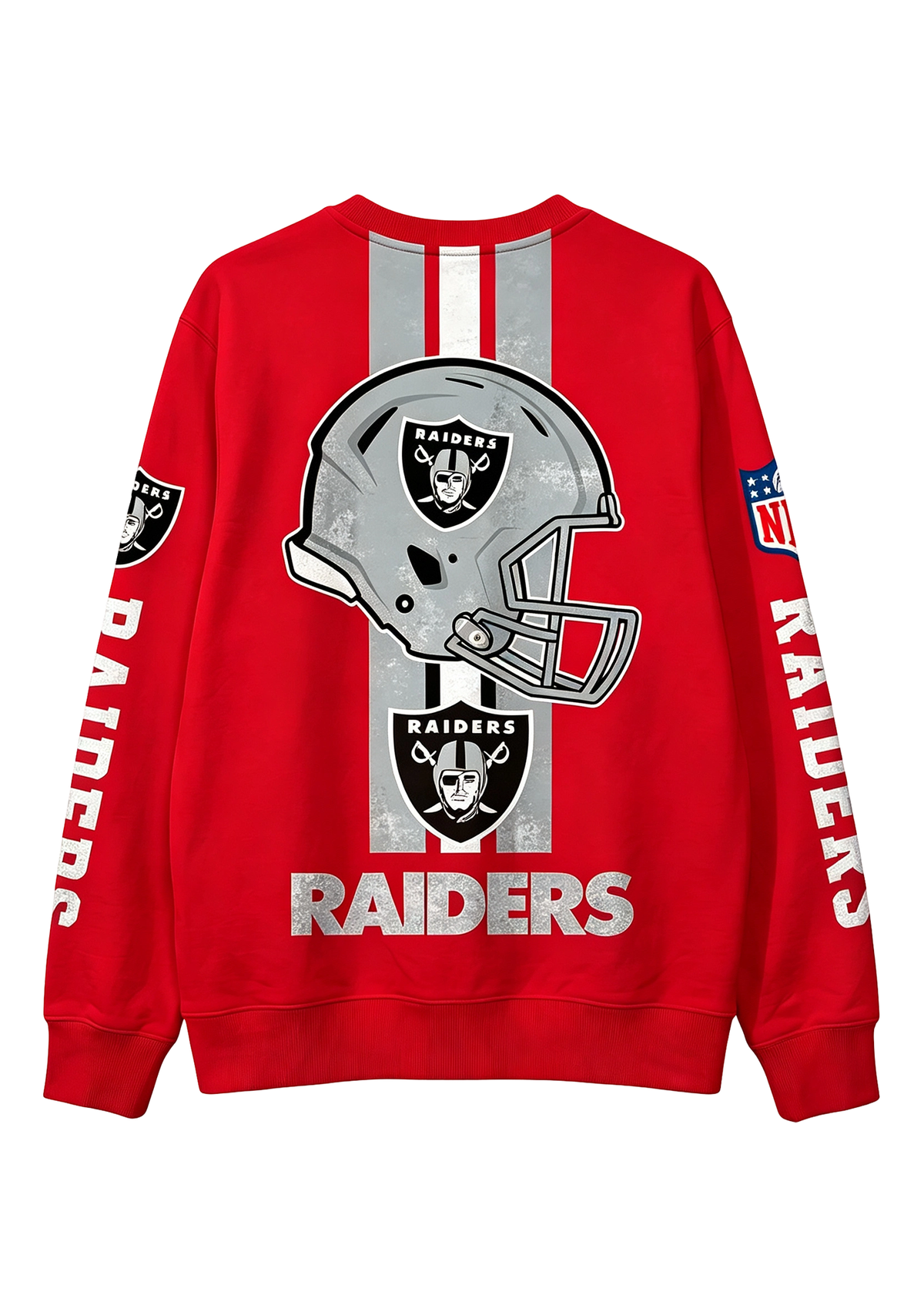 Las Vegas Raiders 1960 Football Helmet Graphic Crewneck Sweatshirt