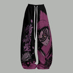 Demon Slayer Top & Elasticated Trousers Two-Piece Set 2605009766
