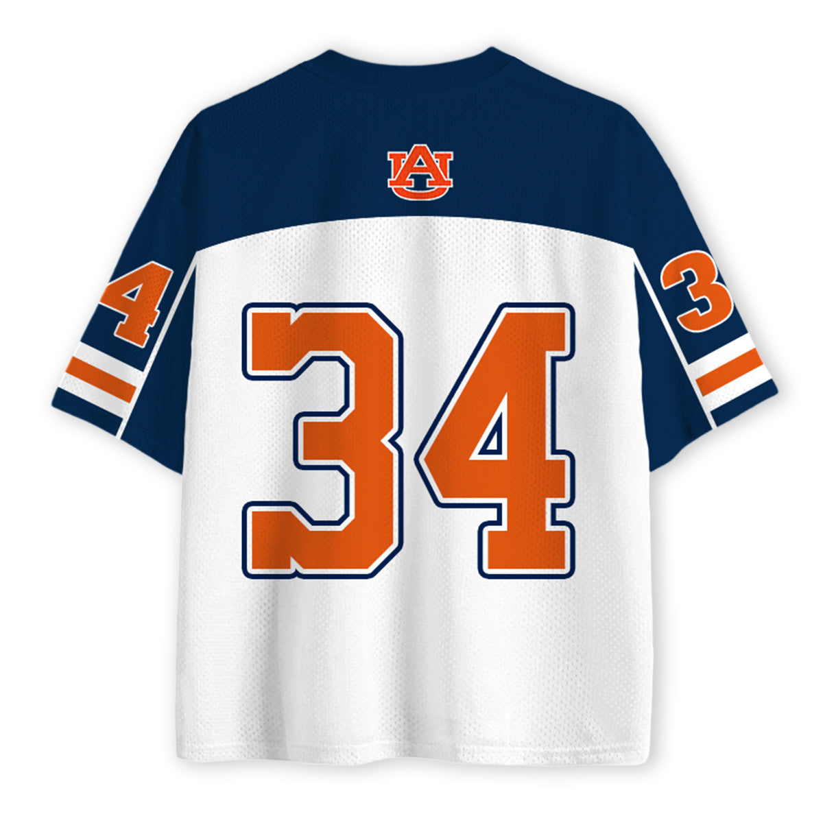 Vintage Auburn Tigers Mascot Retro NCAA Jersey Shirts