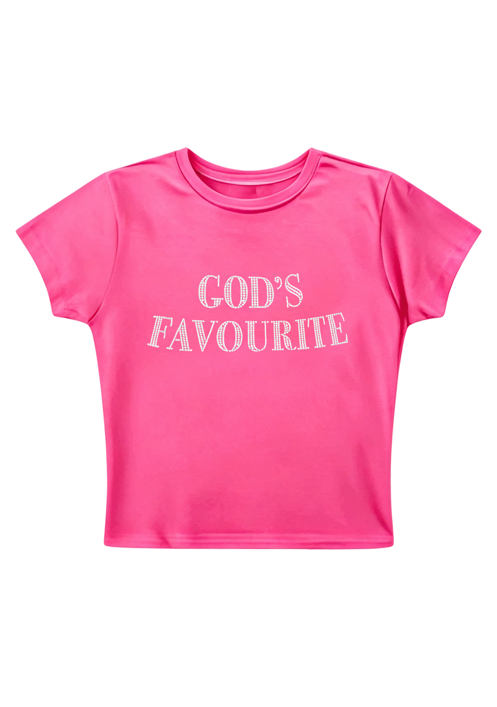 God's Favourite Y2K Baby Tee
