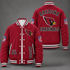 Unisex Arizona Cardinals Red Varsity Jacket