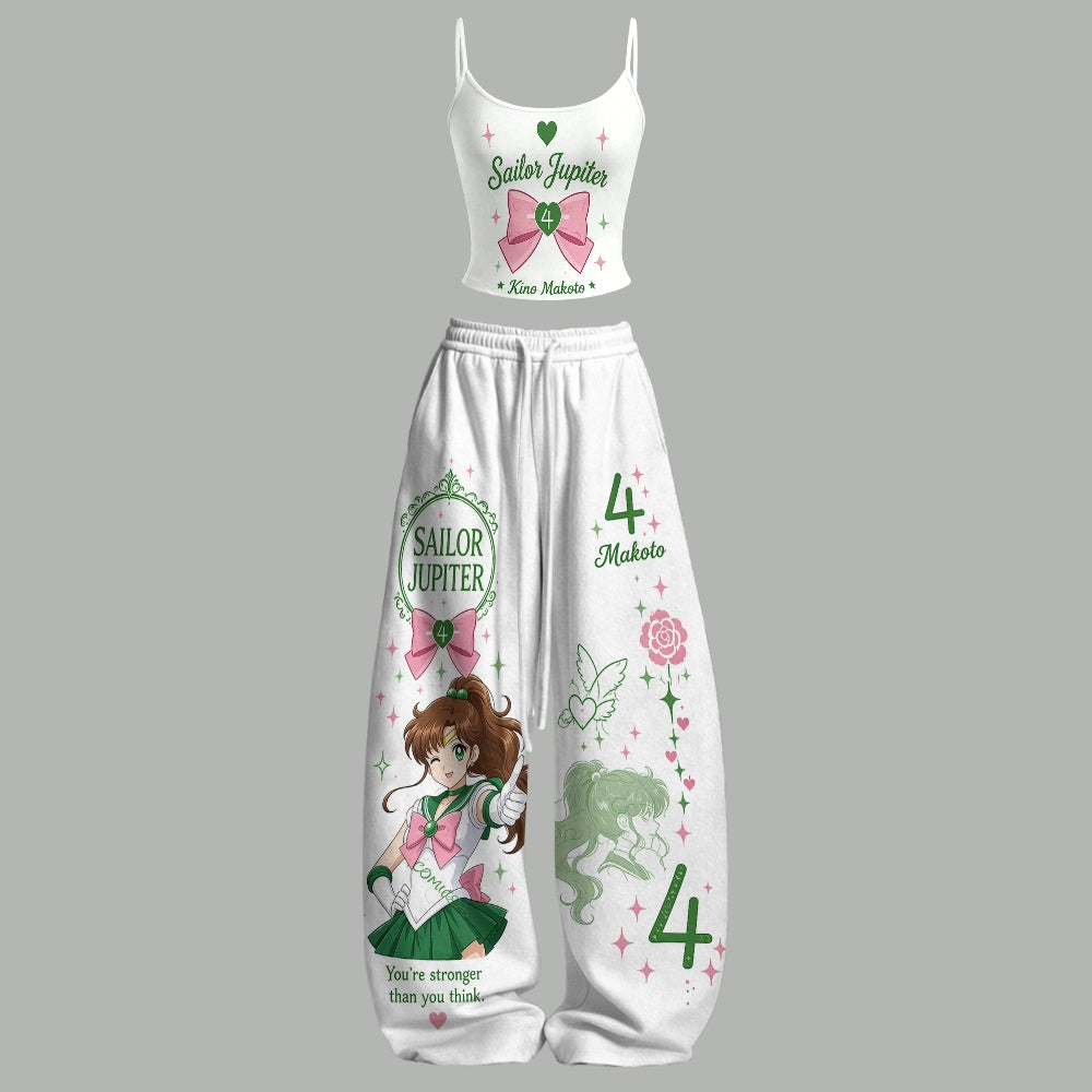 Top & Elasticated Trousers Two-Piece Set 2606003273 Main image