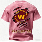 Washington Commanders Printed Unisex 100% Pure Cotton Washed T-Shirt
