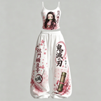 Demon Slayer Top & Elasticated Trousers Two-Piece Set