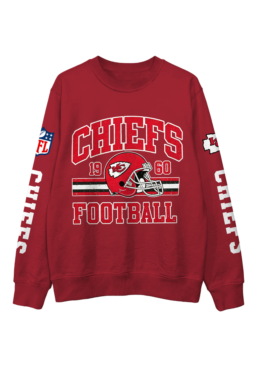 Kansas City Chiefs 1960 Graphic Crewneck Sweatshirt
