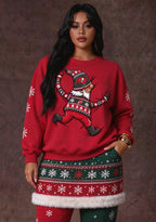 Women's Tampa Bay Buccaneers Christmas Gnome Crewneck Sweatshirt