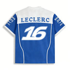 Charles Leclerc 16 Ferrari F1 Monza Limited Edition Blue Mesh Jersey