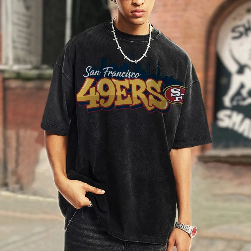 San Francisco 49ers Unisex Vintage Washed T-shirt