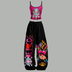 One Piece Top & Elasticated Trousers Two-Piece Set