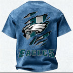 Philadelphia Eagles Printed Unisex 100% Pure Cotton Washed T-Shirt