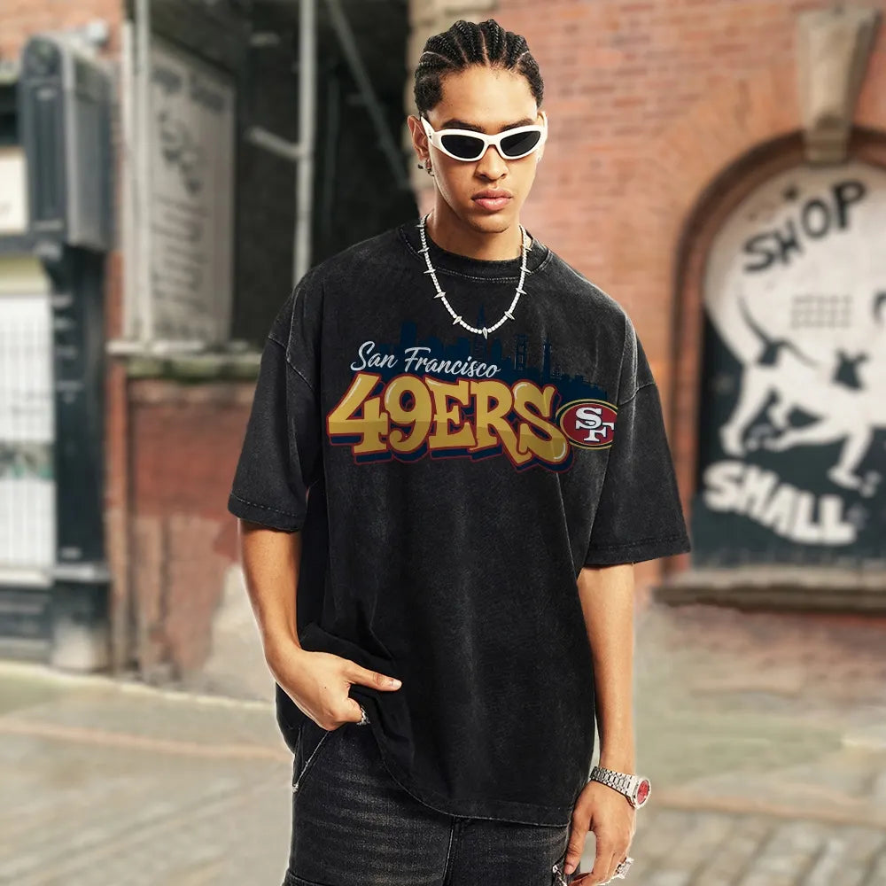 San Francisco 49ers Unisex Vintage Washed T-shirt