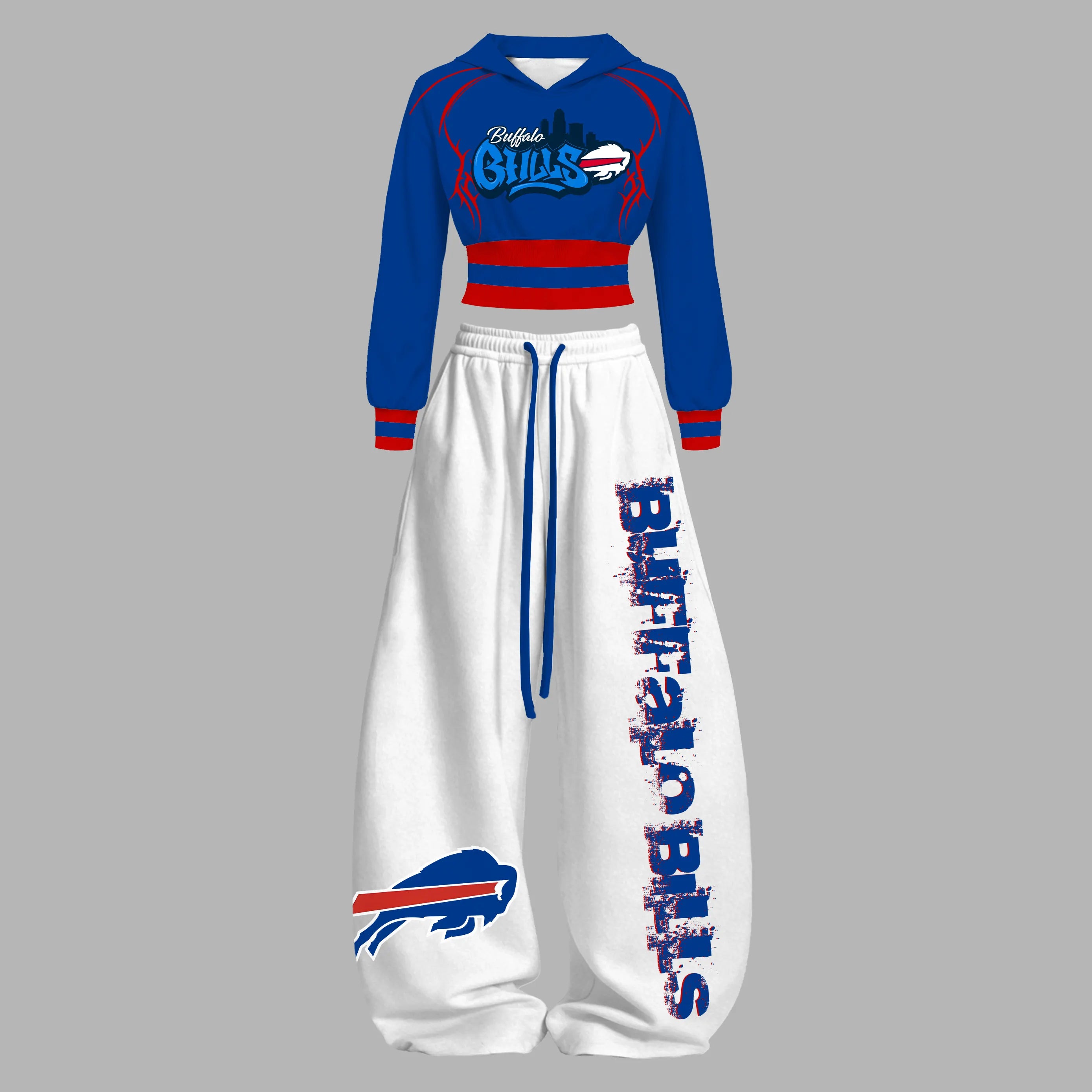 "Buffalo Bills" Slim-fit sweatshirt and trousers set Secondary image