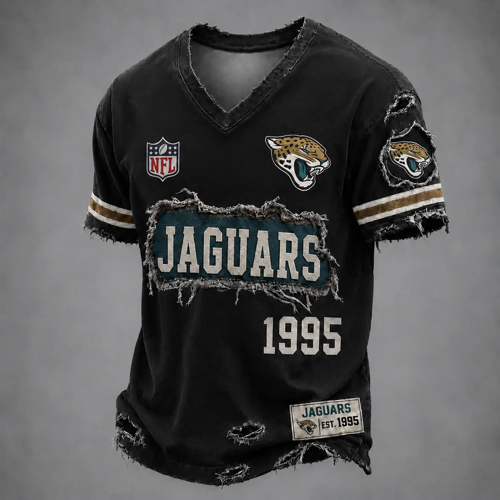 JAC x NFL LUXURY V-Neck T-Shirt 3005 DatND DVT
