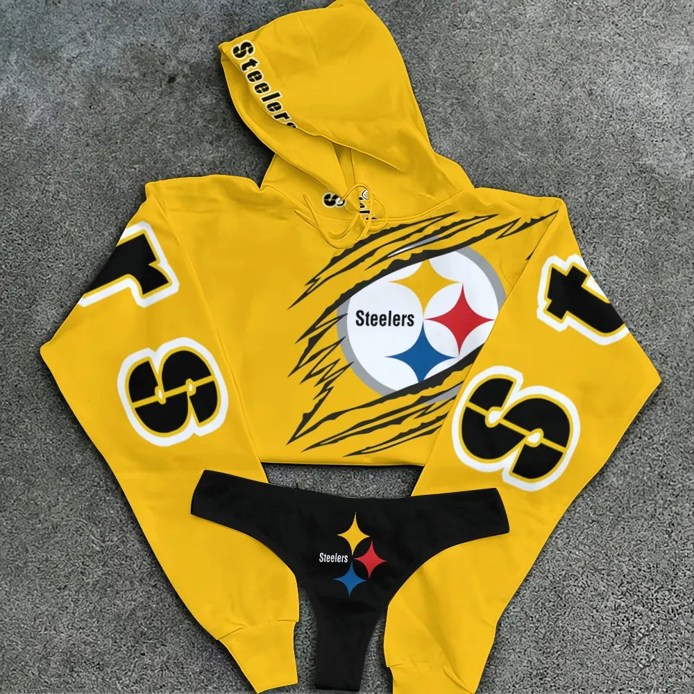 Pittsburgh Steelers Women's Hoodie Set