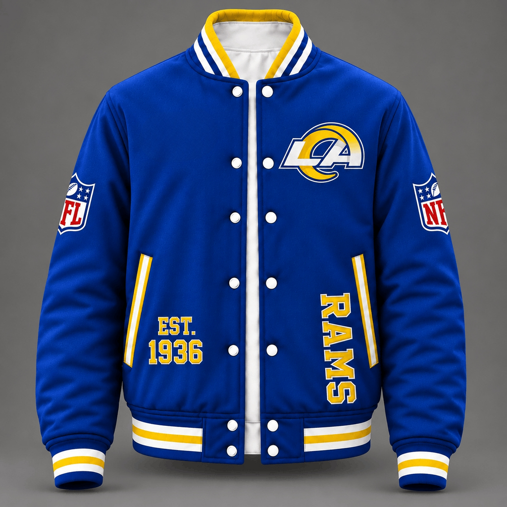 Unisex Los Angeles Rams Varsity Jacket