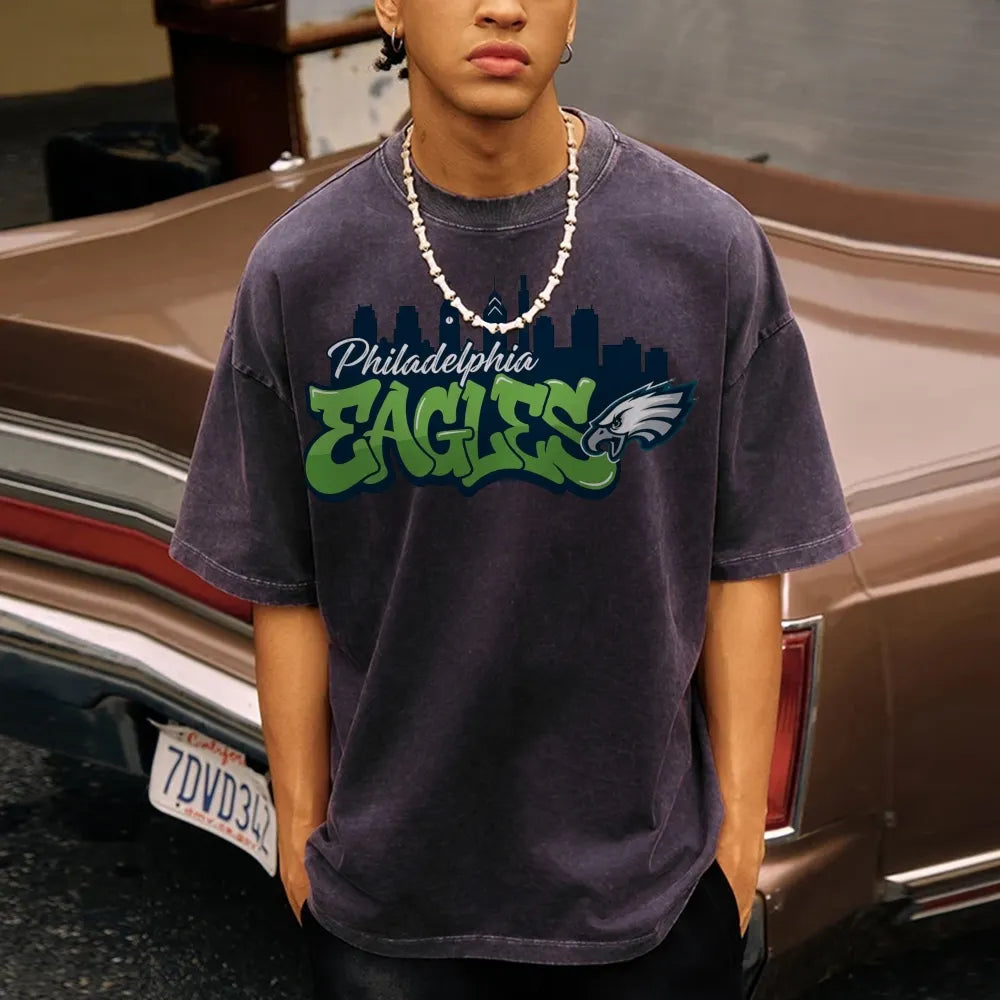 Philadelphia Eagles Unisex Vintage Washed T-shirt