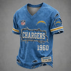 LAC x NFL LUXURY V-Neck T-Shirt 3005 DatND DVT