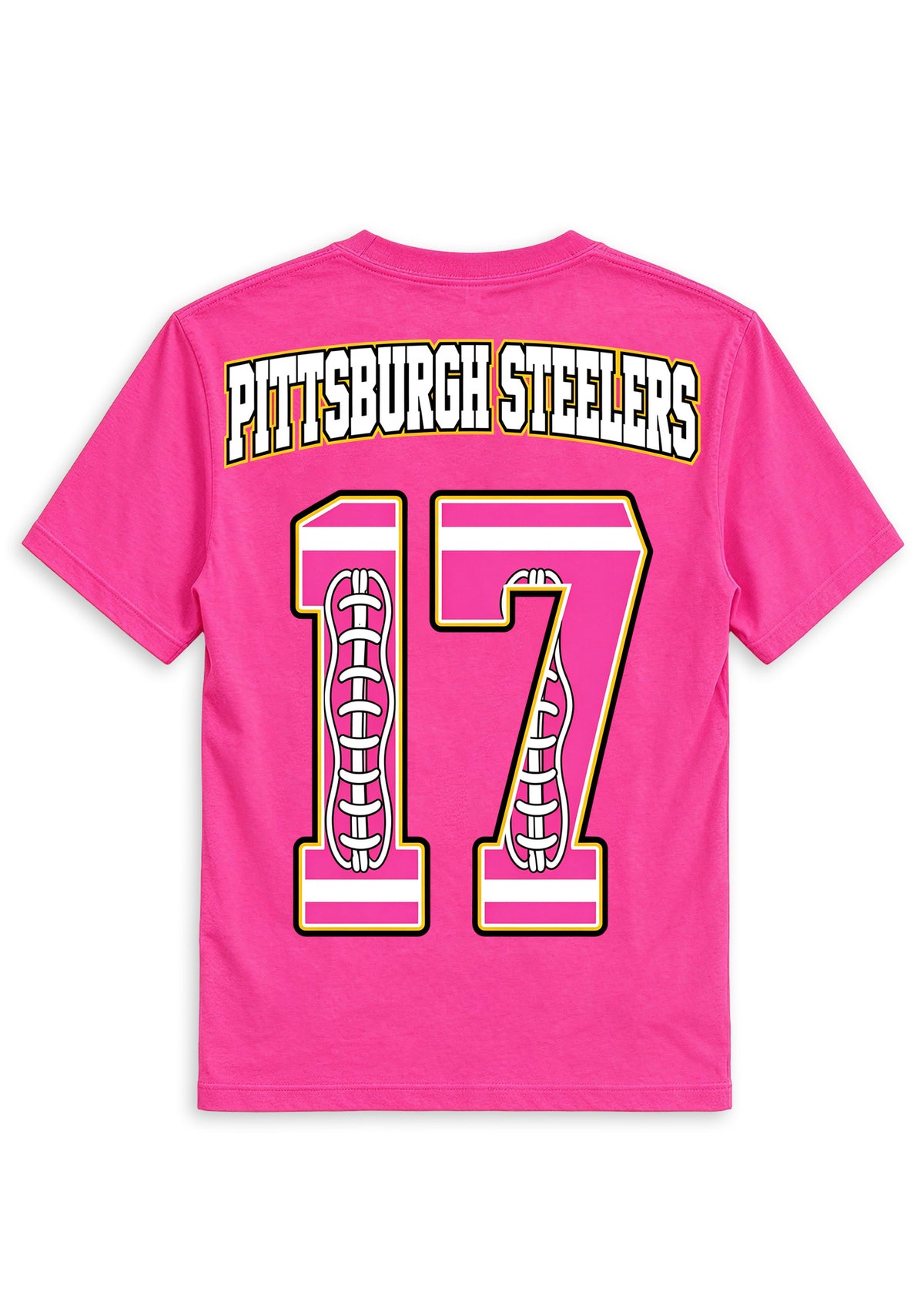 Pittsburgh Steelers Pink Out Tackle Breast Cancer Awareness V-Neck T-Shirt