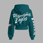 Philadelphia Eagles Zip-up hooded jacket and elastic-waist pants set | NFL