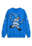 Women's Detroit Lions Christmas Gnome Crewneck Sweatshirt