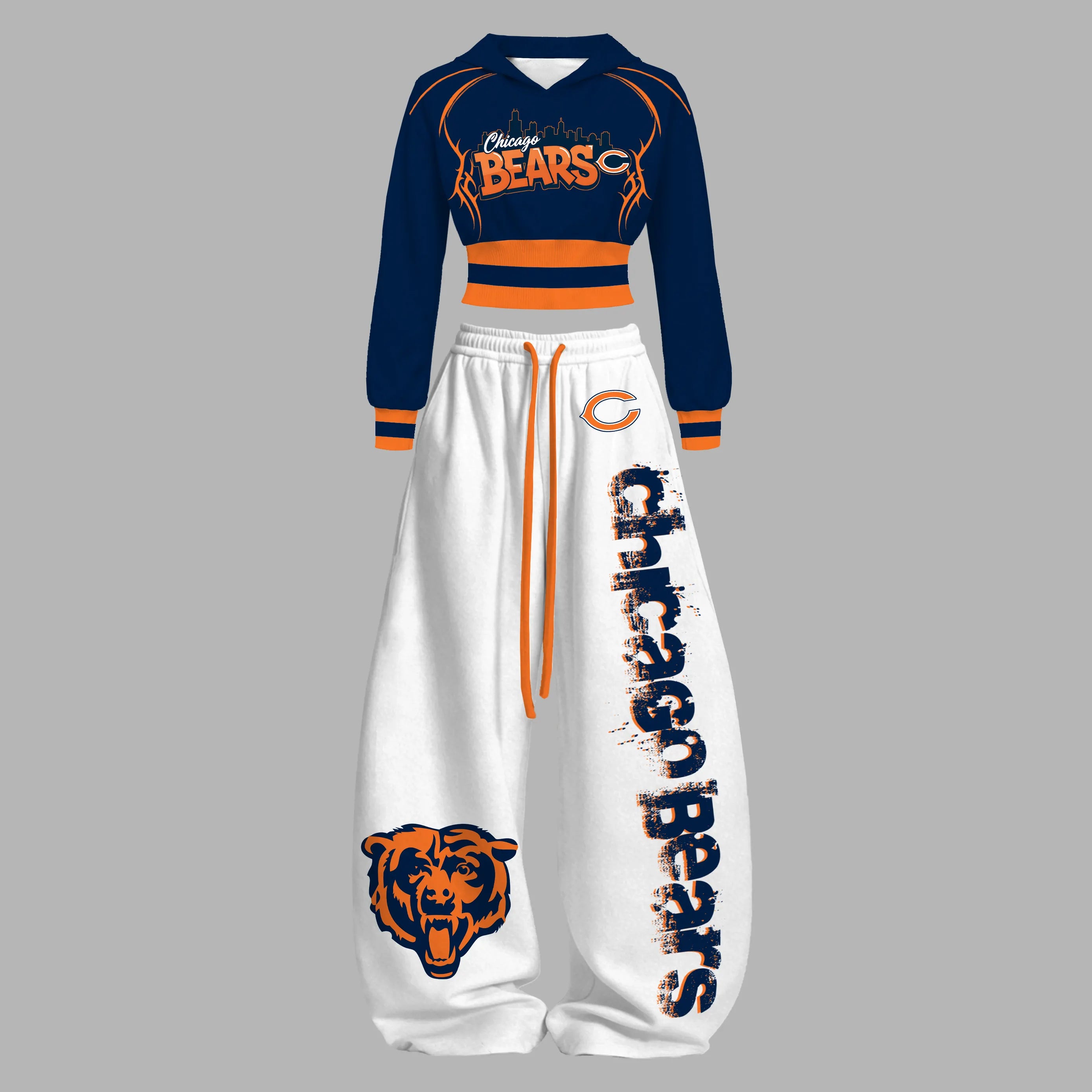 "Chicago Bears" Slim-fit sweatshirt and trousers set Secondary image