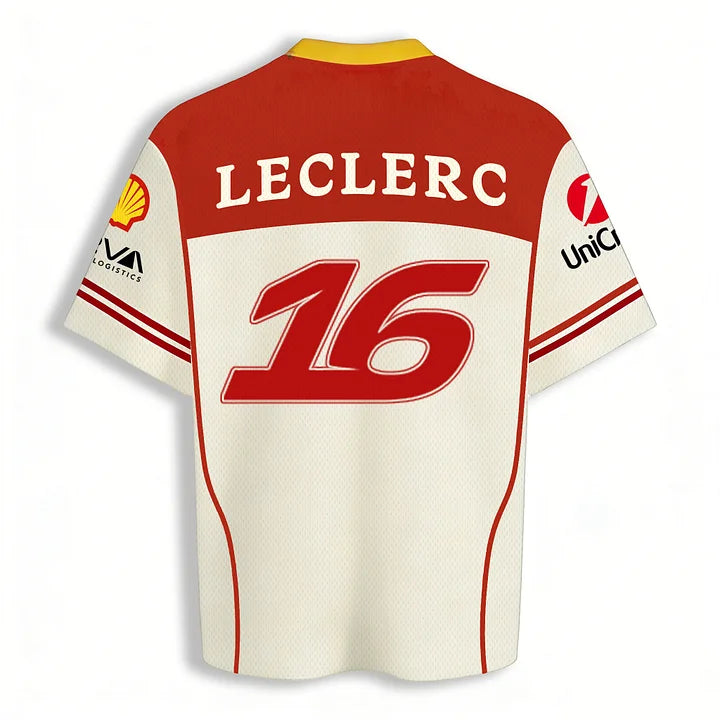 2026 Ferrari F1 Charles Leclerc 16 Mesh Jersey