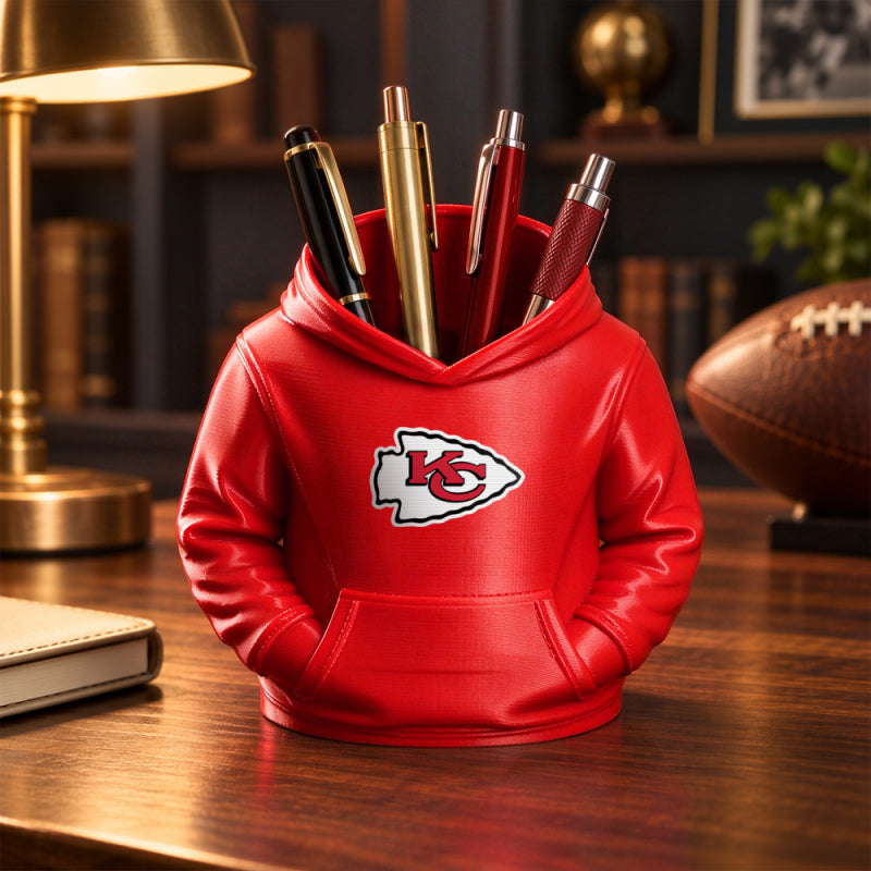 3D Printed Football Hoodie Pen Holder | Team Desk Organizer