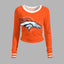 Denver Broncos Long-Sleeved Double-Layer Stretch Pants Set | NFL