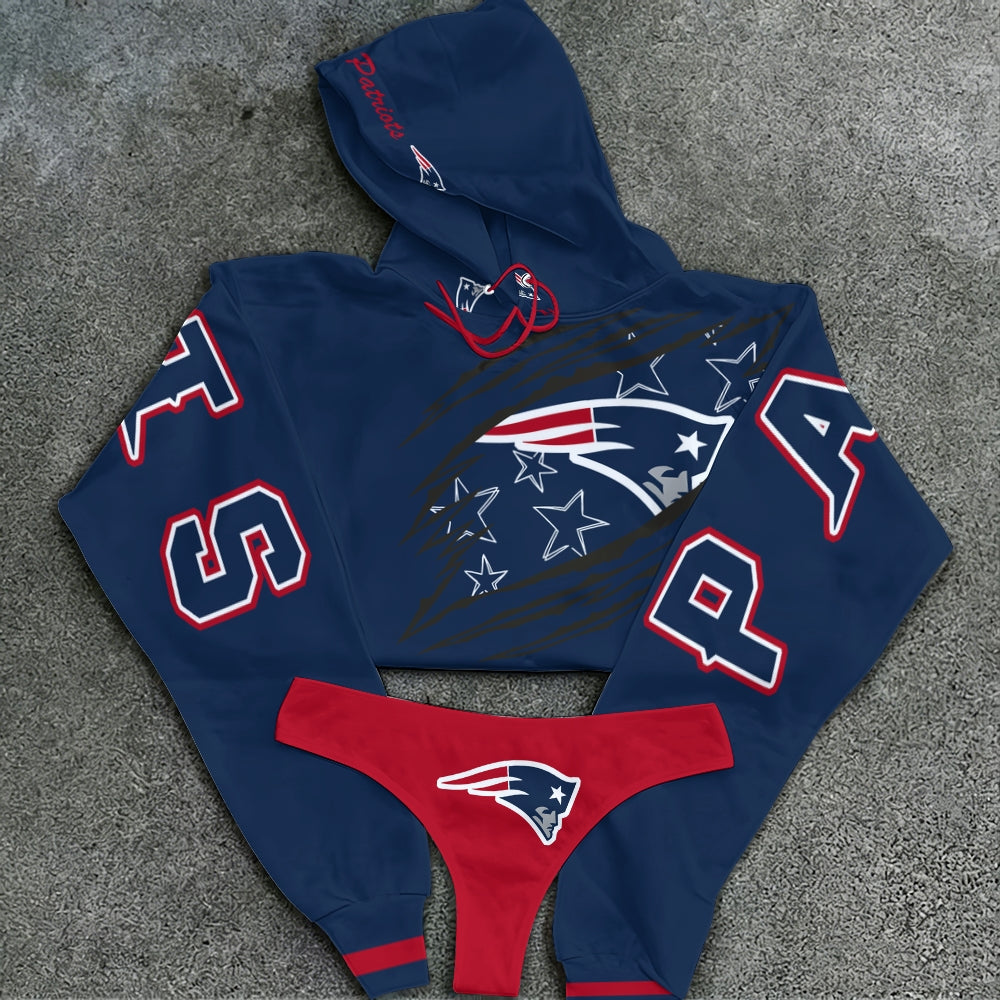 New England Patriots Women's Hoodie Set