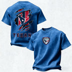 Houston Texans Printed Unisex 100% Pure Cotton Washed T-Shirt