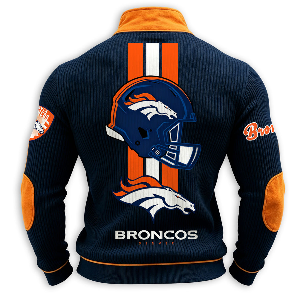Men’s Denver Broncos 1/4 Zip Pullover Sweatshirt