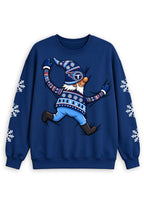 Women's Tennessee Titans Christmas Gnome Crewneck Sweatshirt