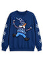 Women's Tennessee Titans Christmas Gnome Crewneck Sweatshirt