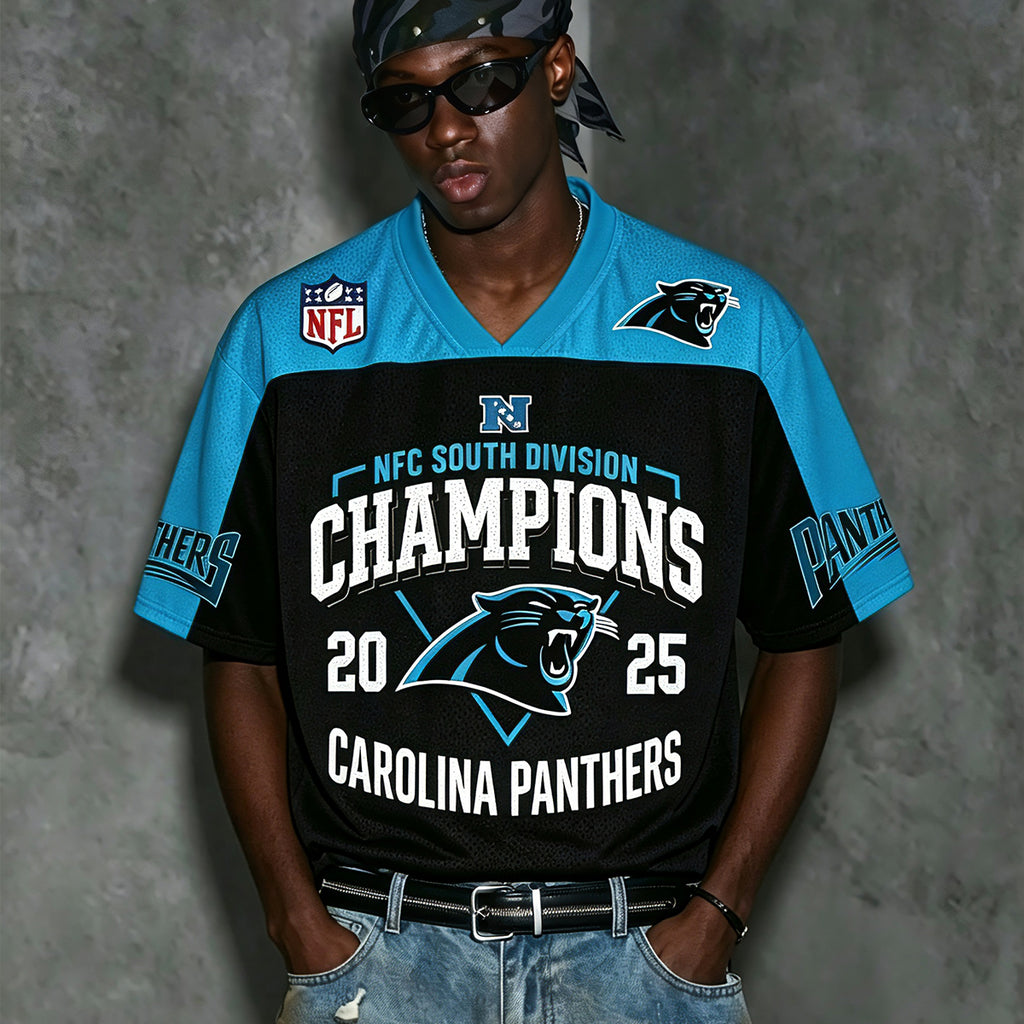 Carolina Panthers NFC South Division Champions Graphic Jersey Shirts