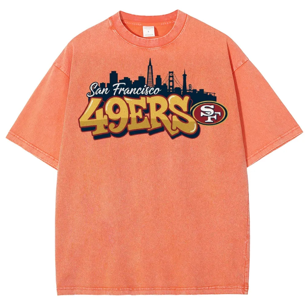 San Francisco 49ers Unisex Vintage Washed T-shirt