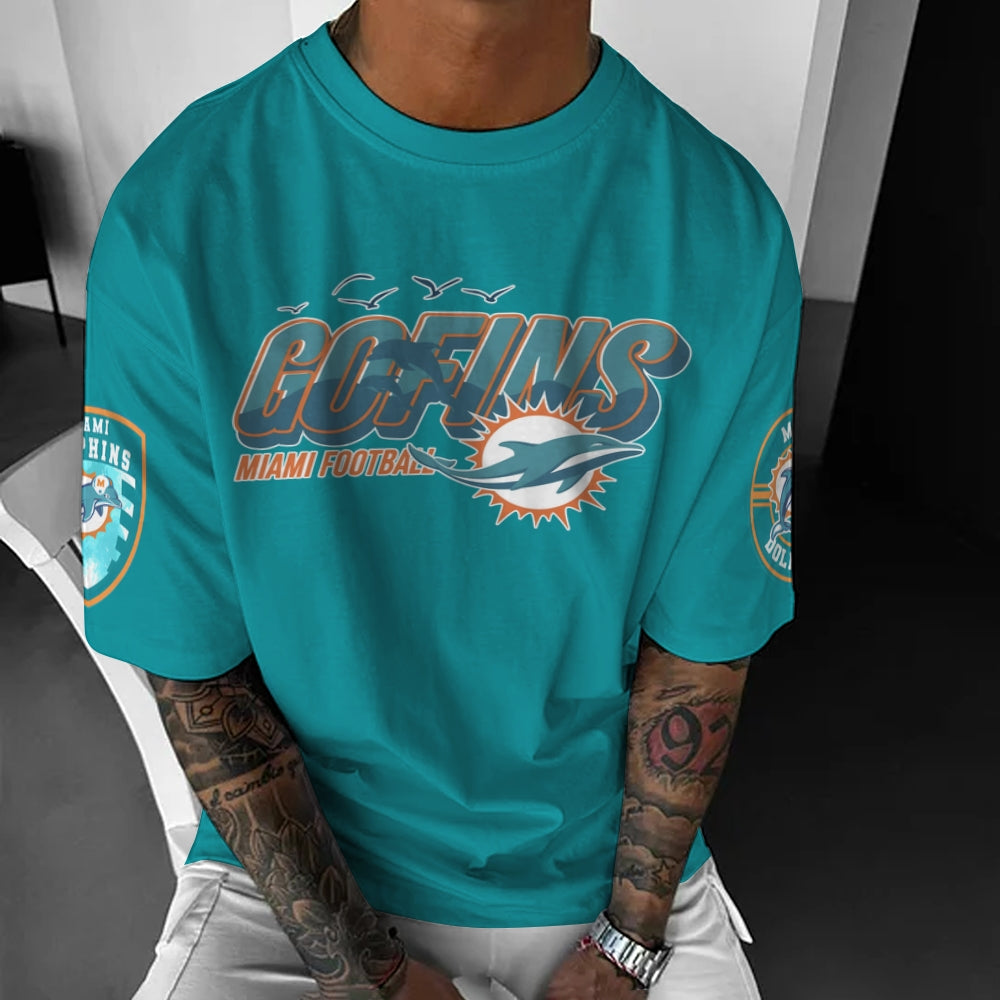 Unisex "Miami Dolphins" Inspired Trendy T-shirt