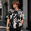 Monochrome Camo T Shirt Custom Name For Fan